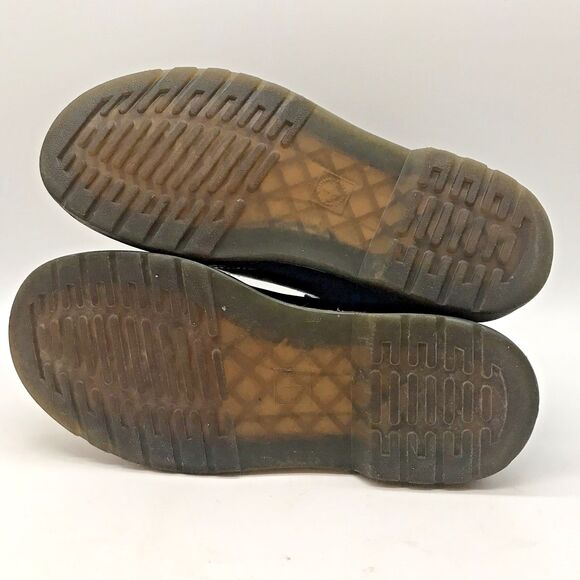 Dr. Martens Docs 1460 J Combat Boots M4 L5 EU36 Black Leather Side Zip High Top - Picture 8 of 11